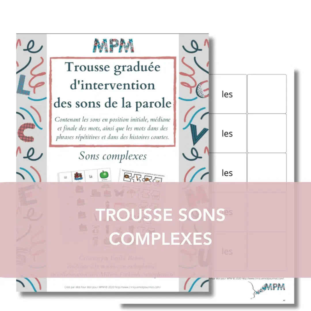 Trousse des sons complexes - Téléchargeable