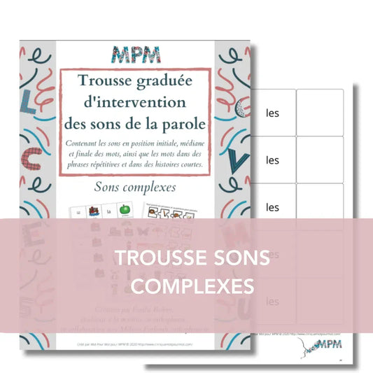 Trousse des sons complexes - Téléchargeable