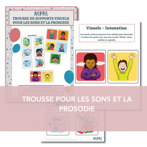 SUPPORTS VISUELS POUR LES SONS ET LA PROSODIE - TÉLÉCHARGEABLE